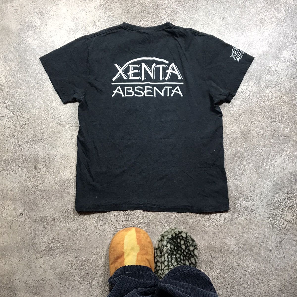 Vintage VINTAGE ADULT XENTA ABSENTA ART ABSTRACT FUNNY TEE Y2K 90s Size US M / EU 48-50 / 2 - 6 Thumbnail