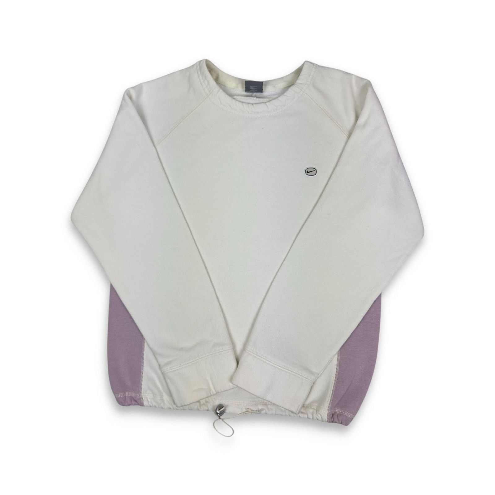 Nike Nike White Fleece Lined Swoosh Pullover Sweatshirt Large Size L / US 10 / IT 46 - 1 Thumbnail