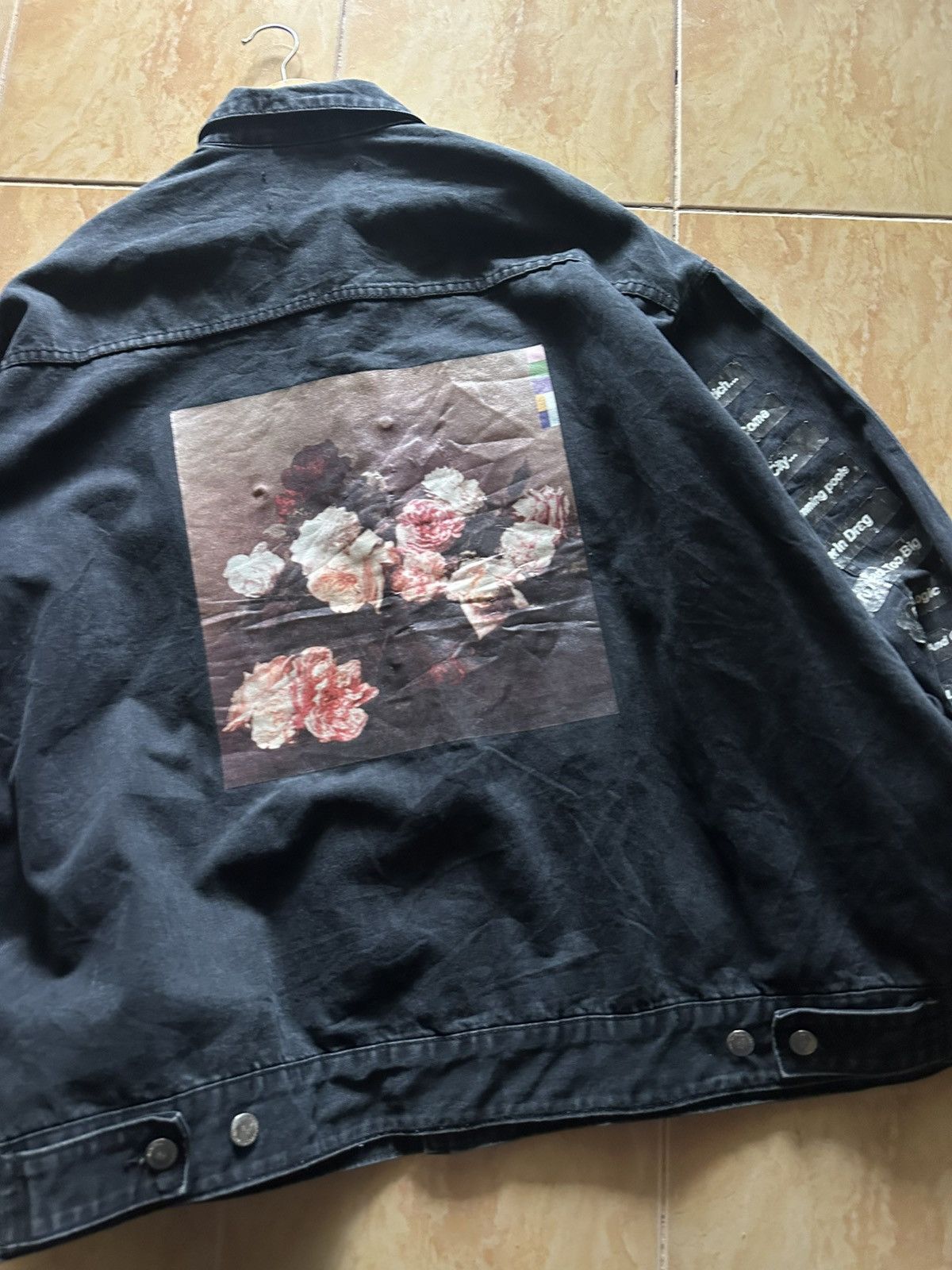 Raf Simons Raf Simons x Peter Saville SS18 Oversize Denim Jacket Black Size US S / EU 44-46 / 1 - 2 Thumbnail