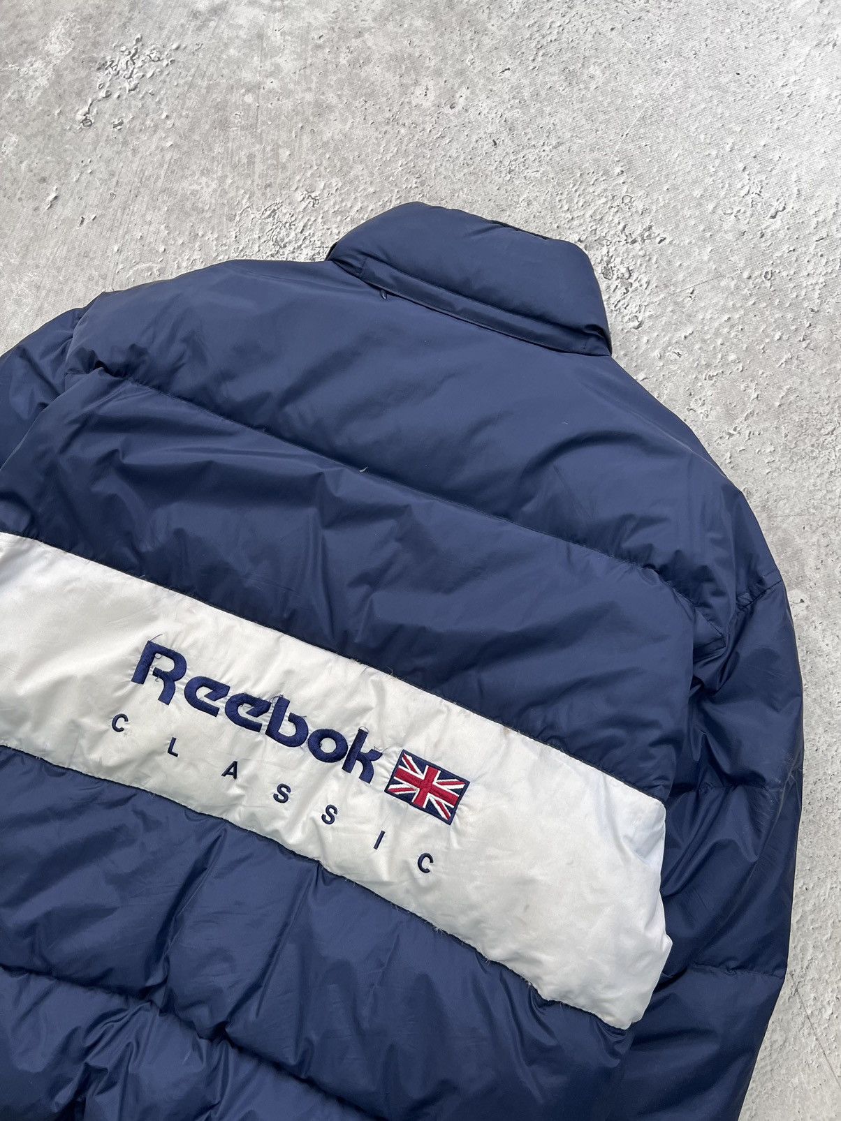 Reebok × Vintage REEBOK CLASSIC RETRO Vintage Puffer Down Jacket Size US L / EU 52-54 / 3 - 12 Thumbnail