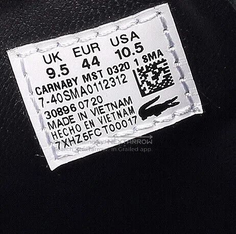 Mastermind Japan mastermind Japan x Lacoste Leather Sneakers. Size US 10.5 / EU 43-44 - 8 Thumbnail