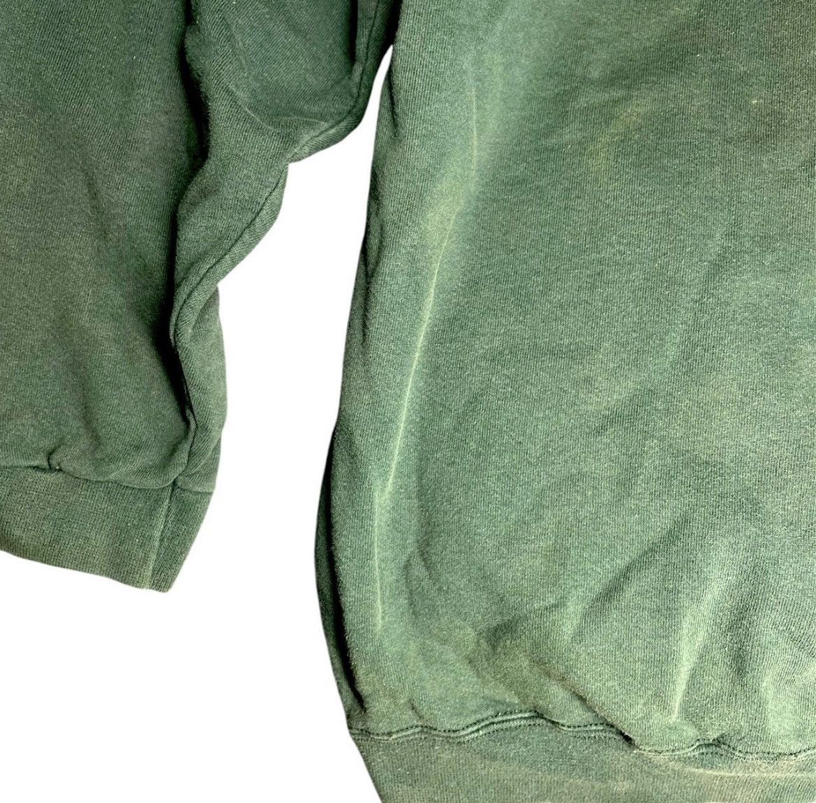 Nike Vintage 90s Nike Swoosh Crewneck - Faded Green - Distressed Size US L / EU 52-54 / 3 - 4 Thumbnail