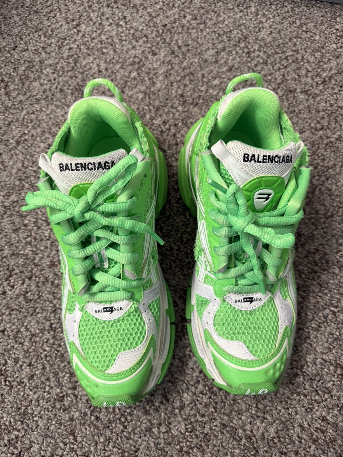 Balenciaga Balenciaga Runner Green Size US 7 / EU 40 - 2 Thumbnail
