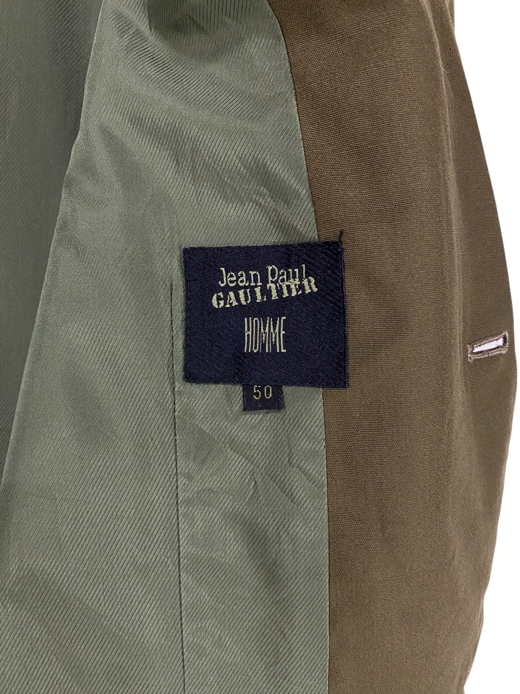Designer Jean Paul Gaultier Homme single breated blazer Size 50S - 11 Thumbnail