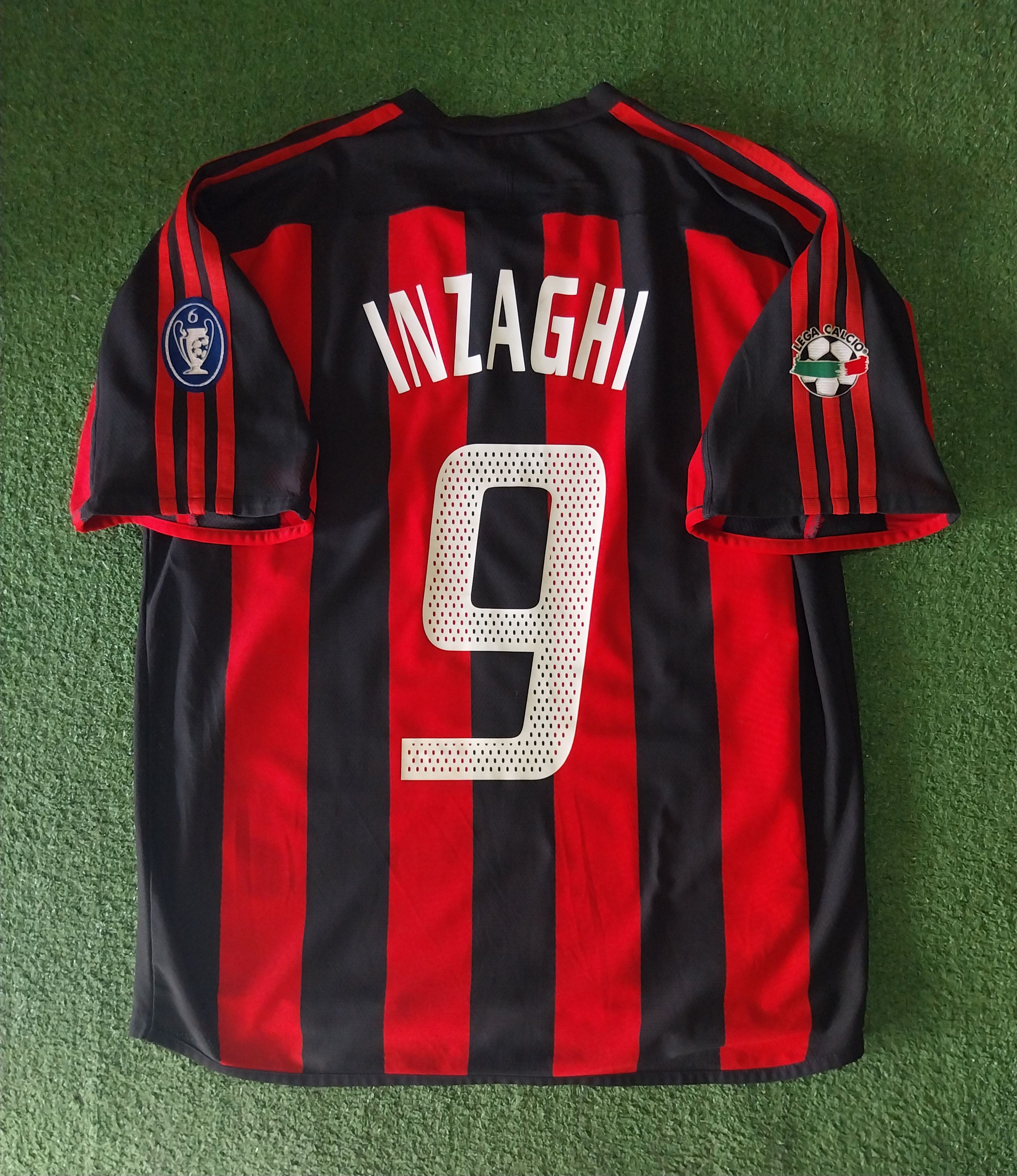 Adidas Ac milan player issue 2003 inzaghi jersey football Size US L / EU 52-54 / 3 - 3 Thumbnail