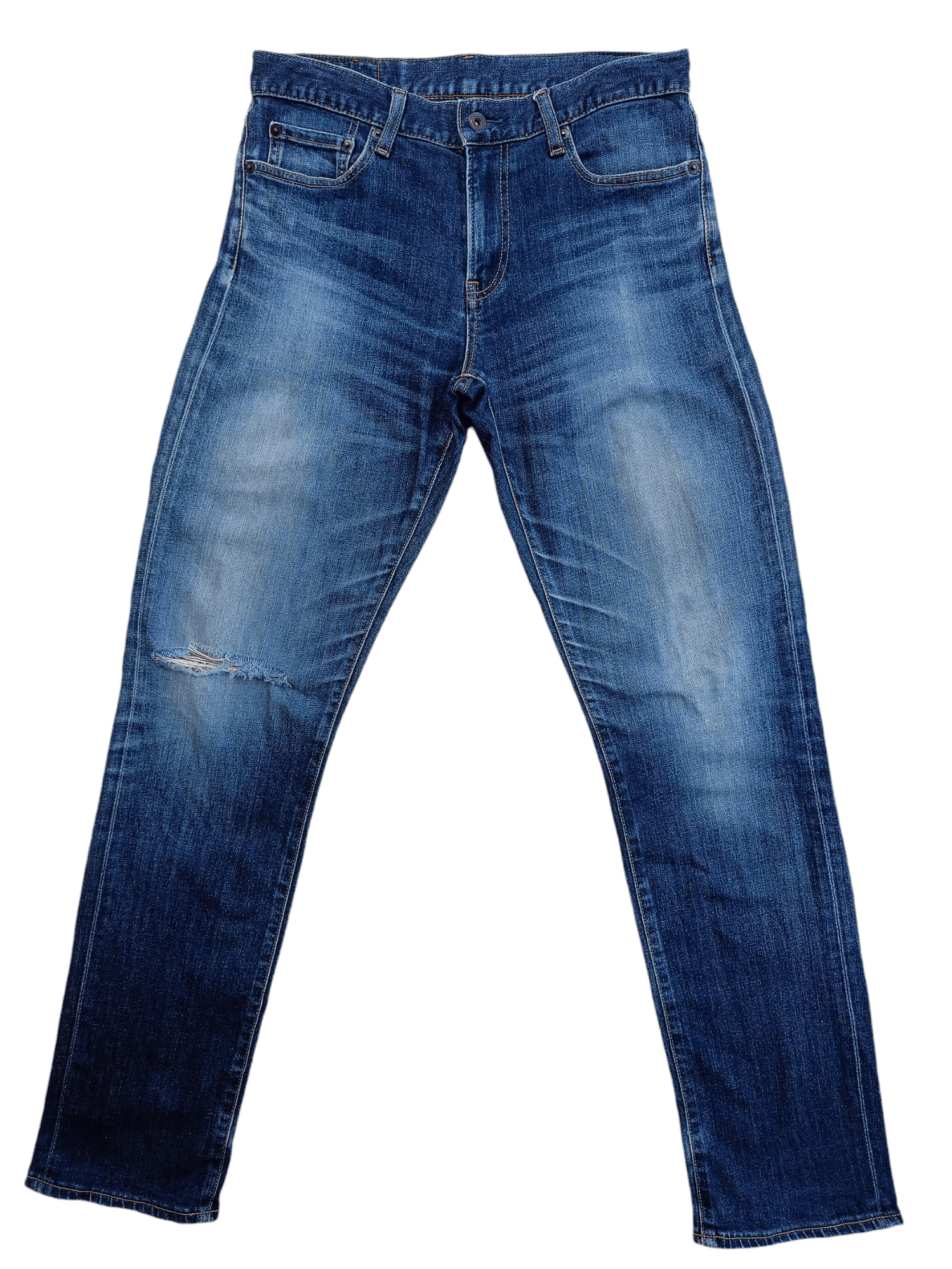 Uniqlo × Vintage UNIQLO UJ Distressed Vintage Streetwear Denim Size US 32 / EU 48 - 1 Thumbnail