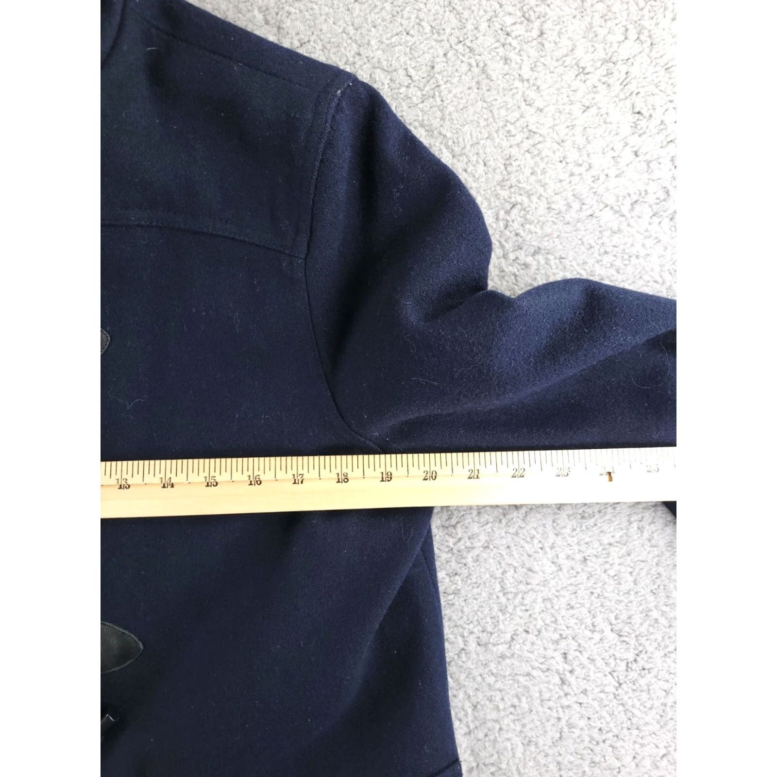 American Eagle Outfitters American Eagle Outfitters Coat Women's Medium Wool Trench Navy Blue Quilted Overcoat Size M / US 6-8 / IT 42-44 - 7 Thumbnail