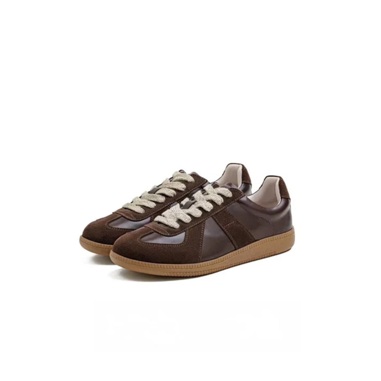 Vintage Brown Nubuck Leather Casual Trainers Size US 8 / EU 41 - 2 Thumbnail