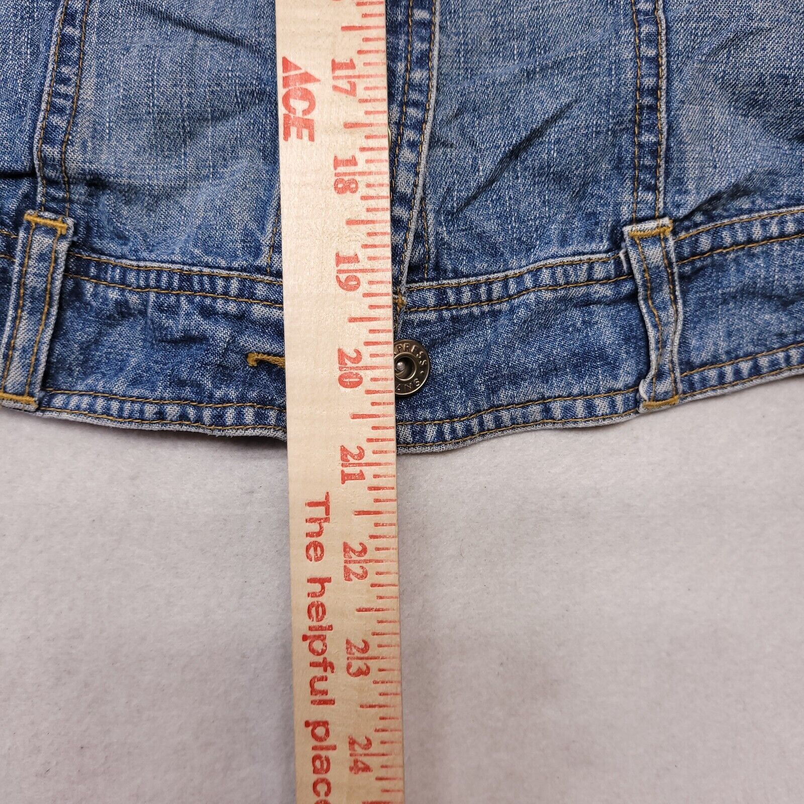 Express Express Jeans Button Up Denim Jean Jacket Womens Size M Blue Size M / US 6-8 / IT 42-44 - 7 Thumbnail