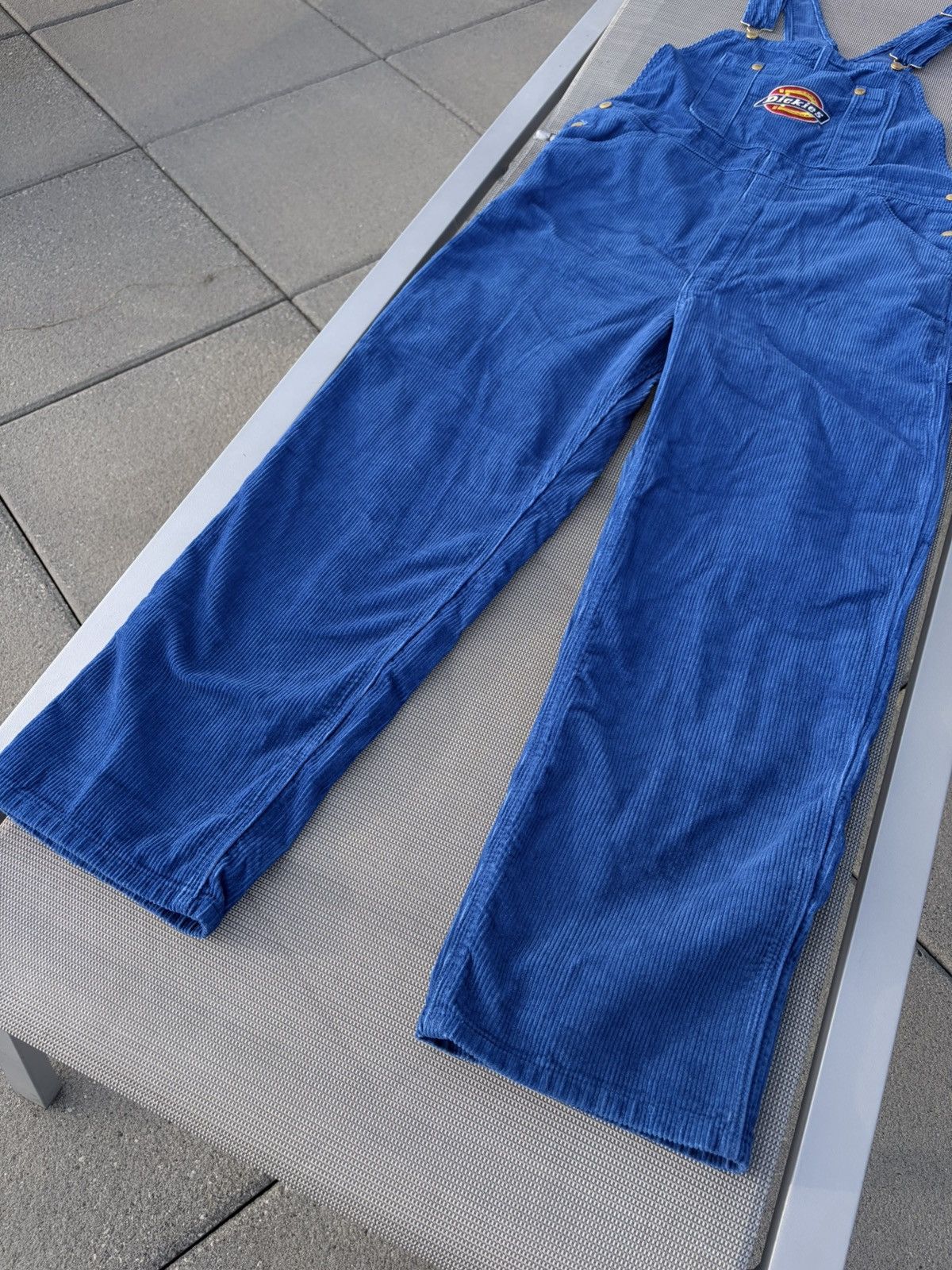 Dickies × Supreme Supreme x Dickies Corduroy Overalls 'Royal' (FW22) Size US L / EU 52-54 / 3 - 2 Thumbnail