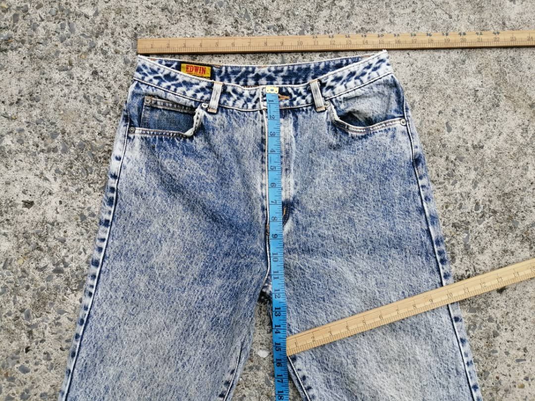 Edwin × Vintage Vintage Edwin 1510-96 Acid Washed Denim Jeans Size US 30 / EU 46 - 4 Thumbnail