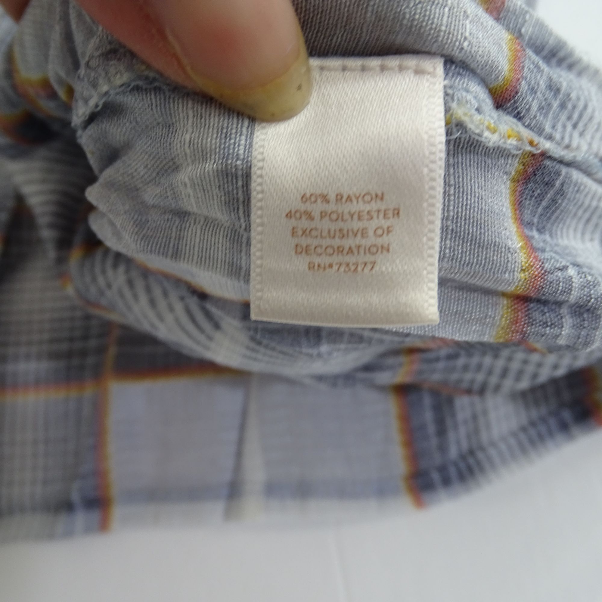 Lauren Conrad LC Lauren Conrad Long Sleeve Gray Plaid Babydoll Top Size XS Size XS / US 0-2 / IT 36-38 - 7 Thumbnail