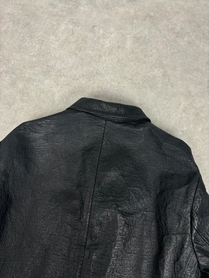 Isaac Sellam Experience Isaac Sellam Black Premium Buttoned Leather Jacket Size US L / EU 52-54 / 3 - 6 Thumbnail
