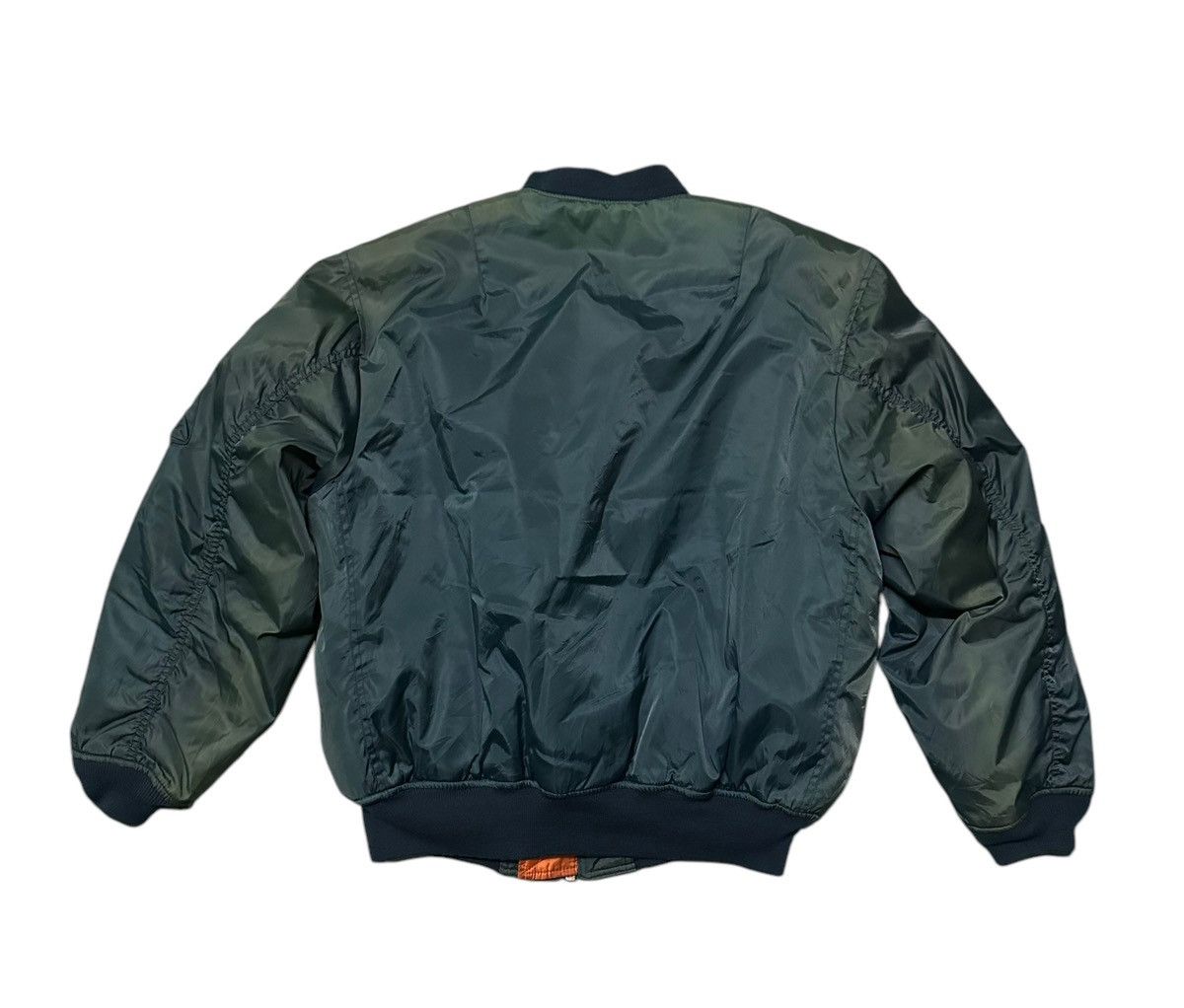 Vintage Vintage 90s I.T plain military bomber jacket Size US L / EU 52-54 / 3 - 6 Thumbnail