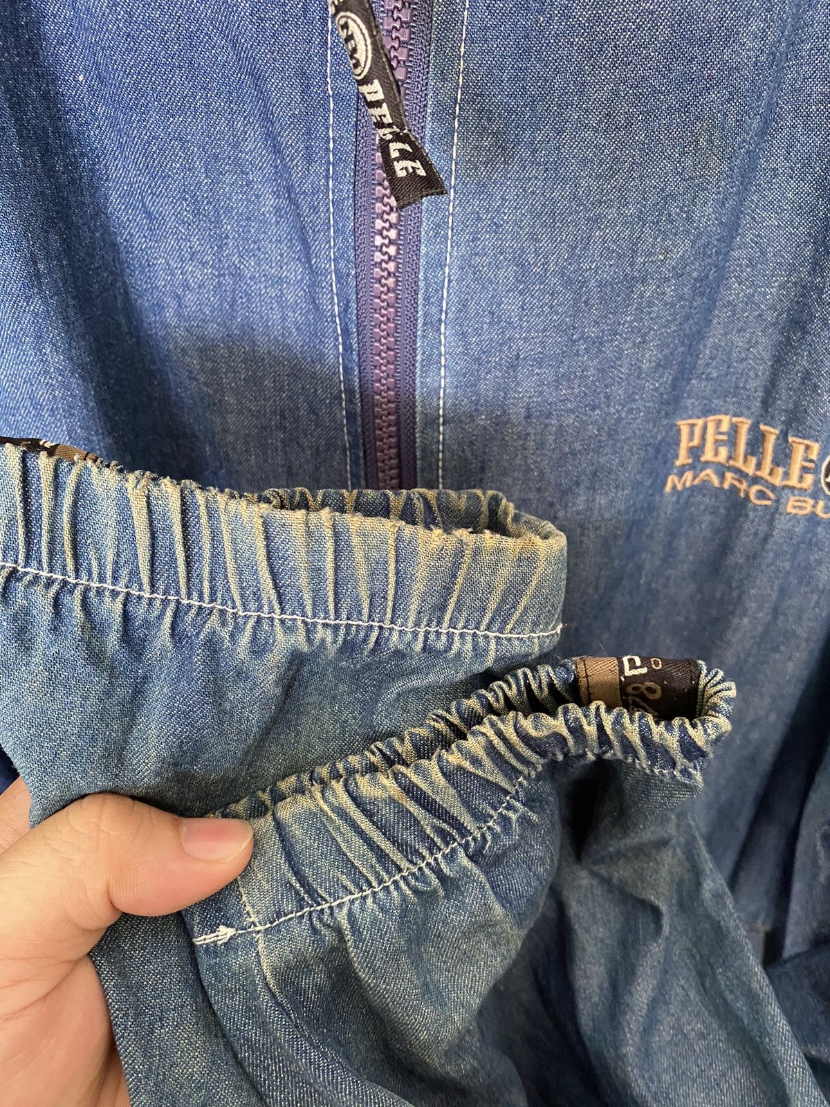 Pelle Pelle 1990s Pelle Pelle Embroidery light Jacket Size US XL / EU 56 / 4 - 18 Thumbnail