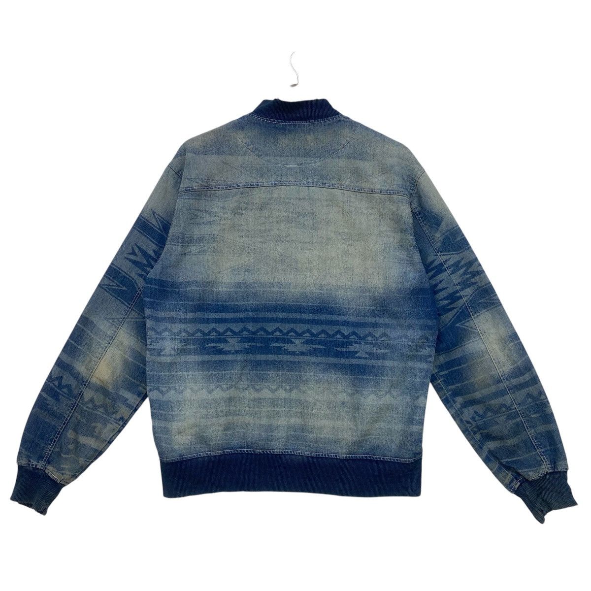 Japanese Brand Blue Story Street Fashion Native Soft Denim Bomber Style Size US S / EU 44-46 / 1 - 3 Thumbnail