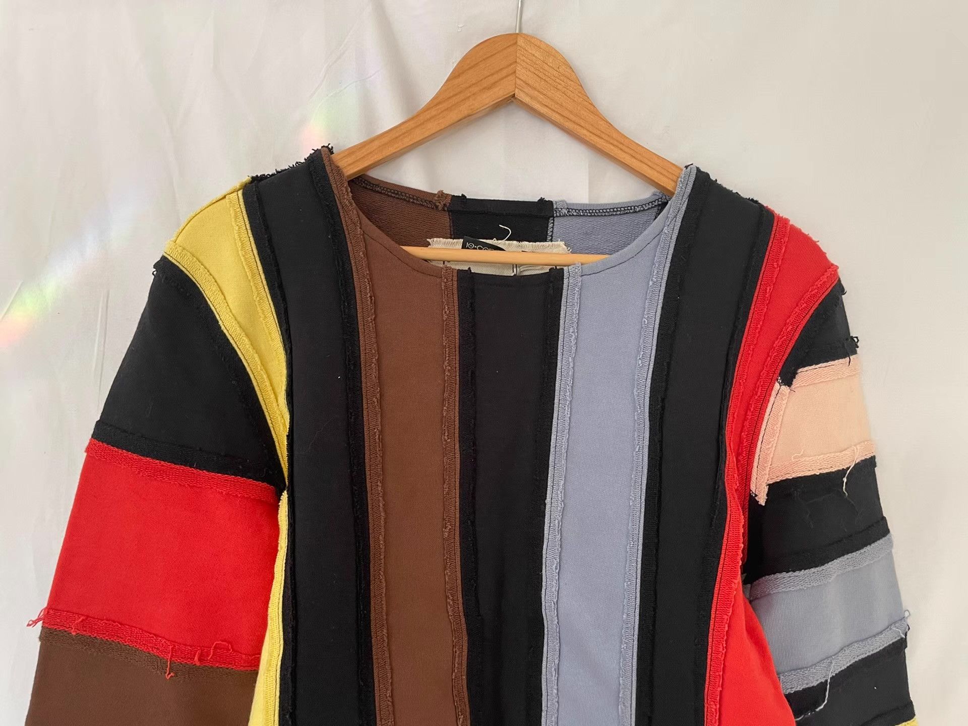 Alex Mullins Alex Mullins Color-block Striped Long-Sleeve Sweatshirt Ｑ21 Size US S / EU 44-46 / 1 - 2 Thumbnail