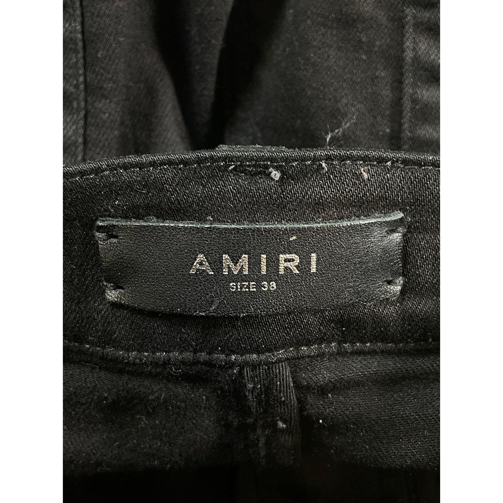 Amiri Amiri MX1 Gold Patch Black Jeans Size US 38 / EU 54 - 3 Thumbnail