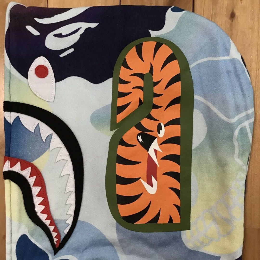 Bape BAYC × BAPE camo Shark full zip hoodie Bored Ape Yacht Club Size US M / EU 48-50 / 2 - 5 Thumbnail