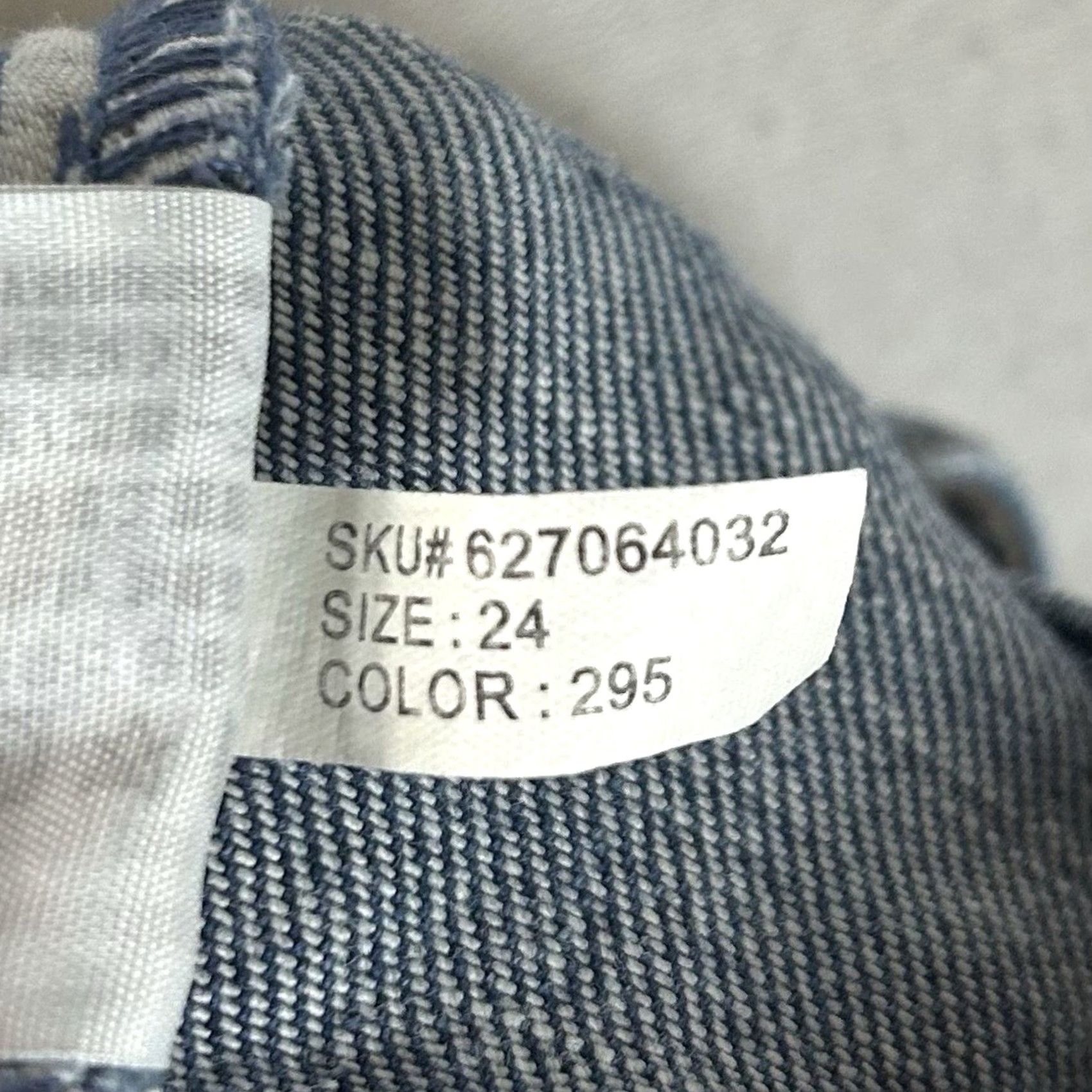 Abercrombie & Fitch Abercrombie & Fitch Denim Skirt Womens 24 Blue Faded Snap Button A-line Short Size 42" / US 20 - 5 Thumbnail