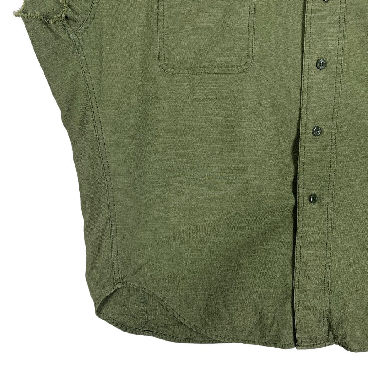 Japanese Brand 🔥 ZARA MAN PSILOCYBE MILITARY SLEEVE LESS SHIRT JACKET Size US M / EU 48-50 / 2 - 5 Thumbnail