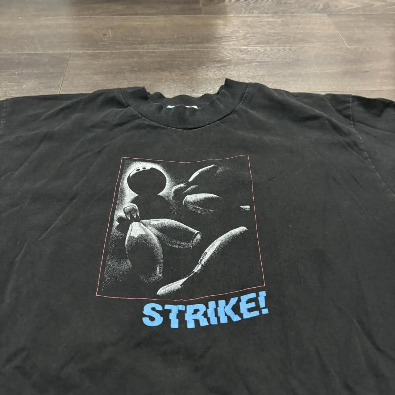 Designer Vintage Bowling Strike T Shirt Size US M / EU 48-50 / 2 - 1 Thumbnail