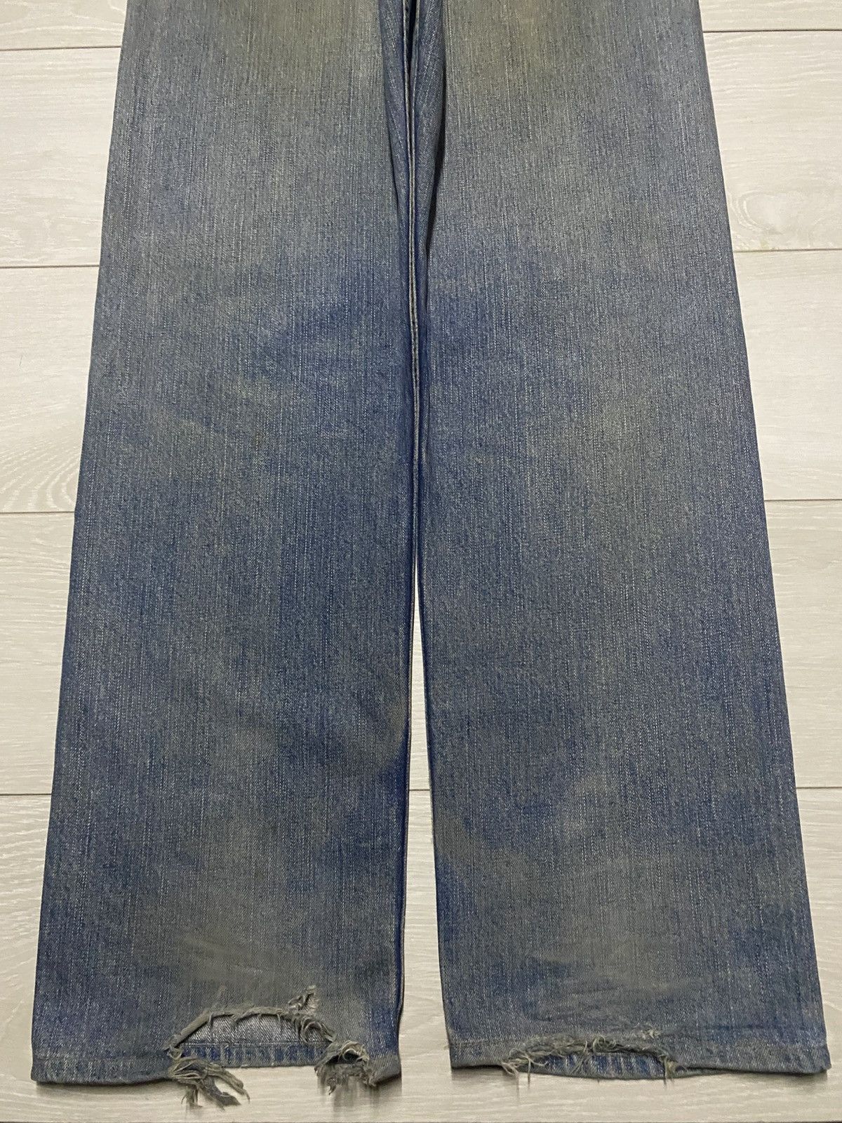 Levi's Vintage Clothing Vintage Levis 503 Mud Wash Distressed Baggy Jeans Size US 31 - 6 Thumbnail