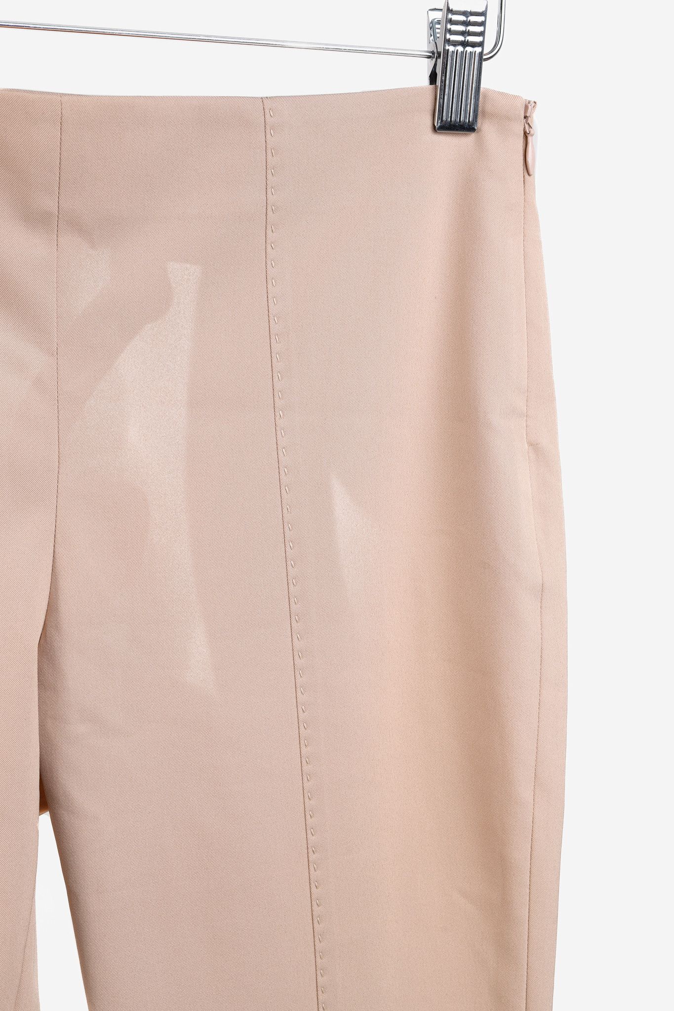 The Row The Row Nude Stretch Twill Topstitched Pants Size 25" / US 0 / IT 36 - 4 Thumbnail