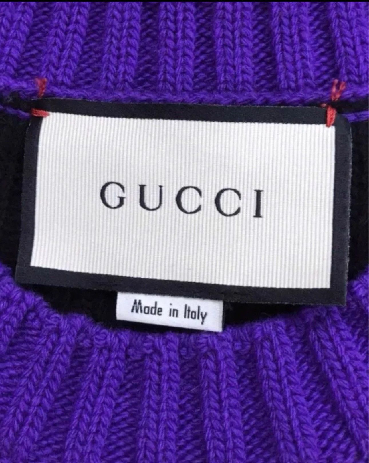 Gucci Gucci Angry Cat Pullover Size US L / EU 52-54 / 3 - 3 Thumbnail