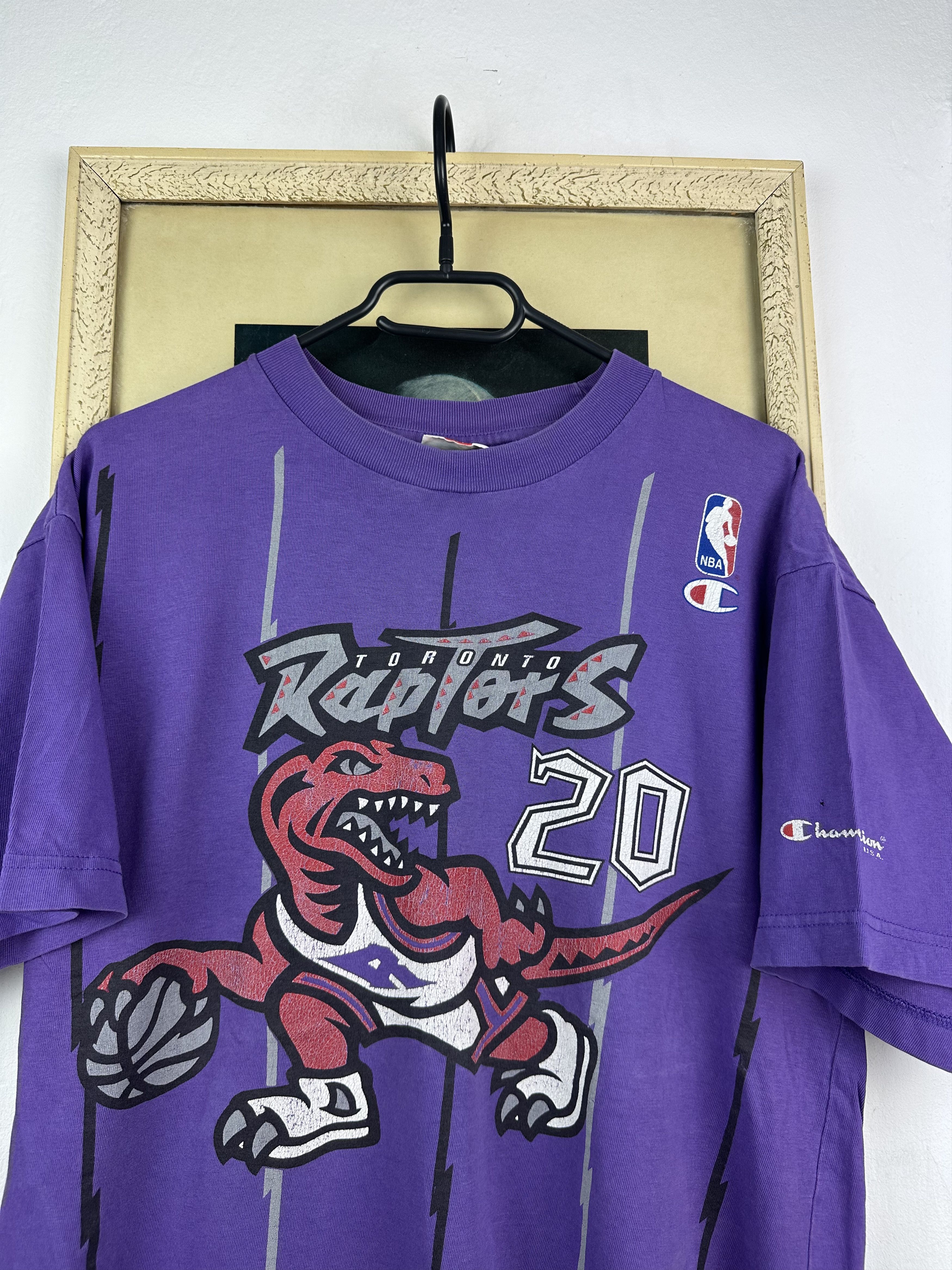 Champion × NBA × Vintage Vintage Toronto Raptors #20 Stoudamire NBA Shirt Jersey Size US M / EU 48-50 / 2 - 2 Thumbnail