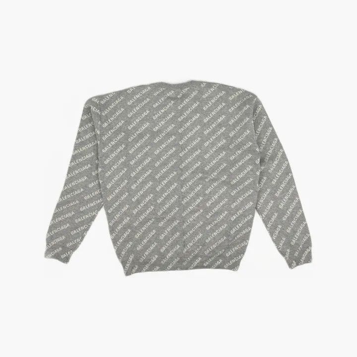 Balenciaga Balenciaga Balenciaga Logo Print Long Sleeve Sweater -2507 Size US S / EU 44-46 / 1 - 2 Thumbnail