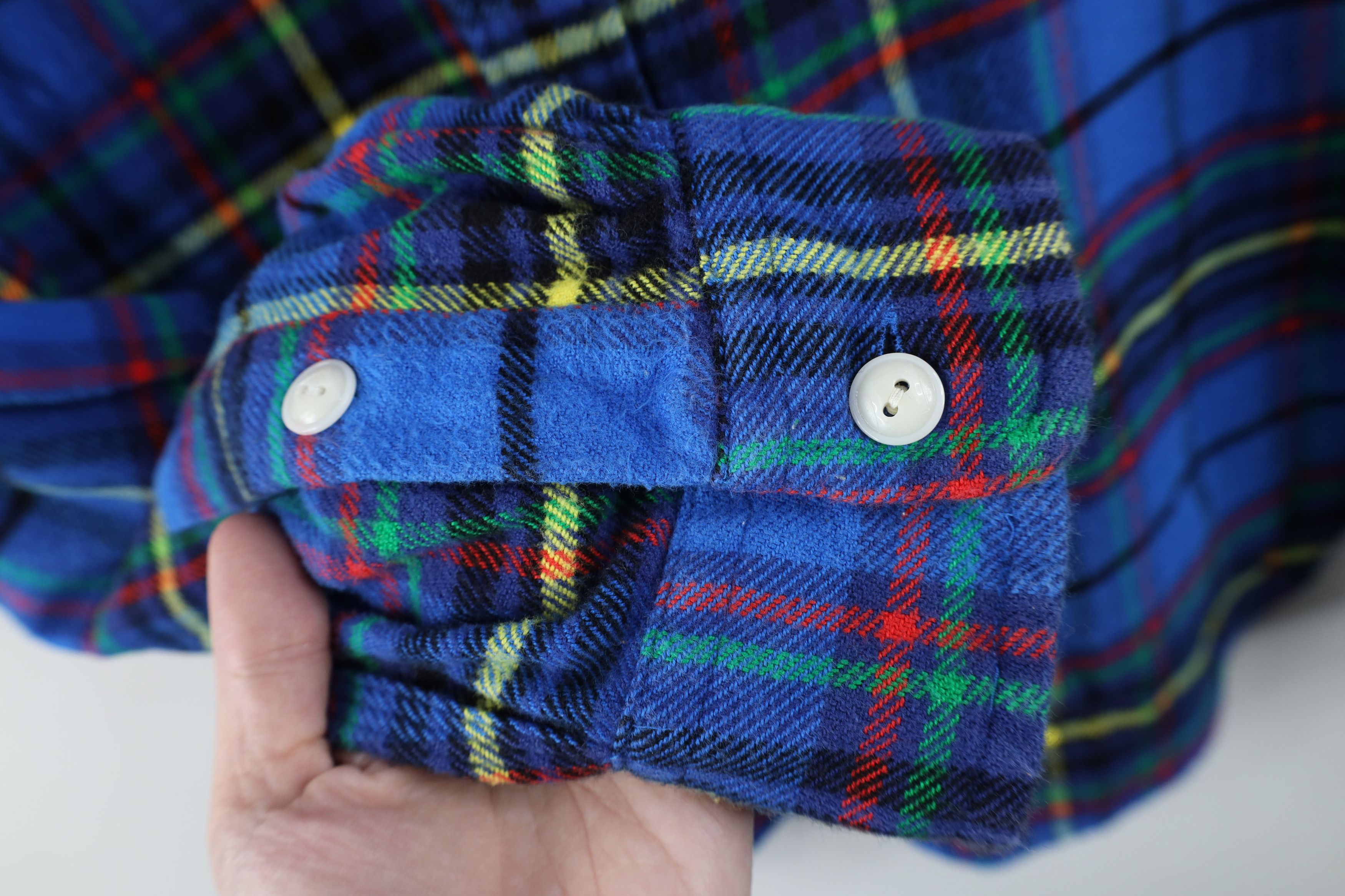 Ralph Lauren Vintage Ralph Lauren Plaid Flannel Collared Button Shirt Size US L / EU 52-54 / 3 - 5 Thumbnail