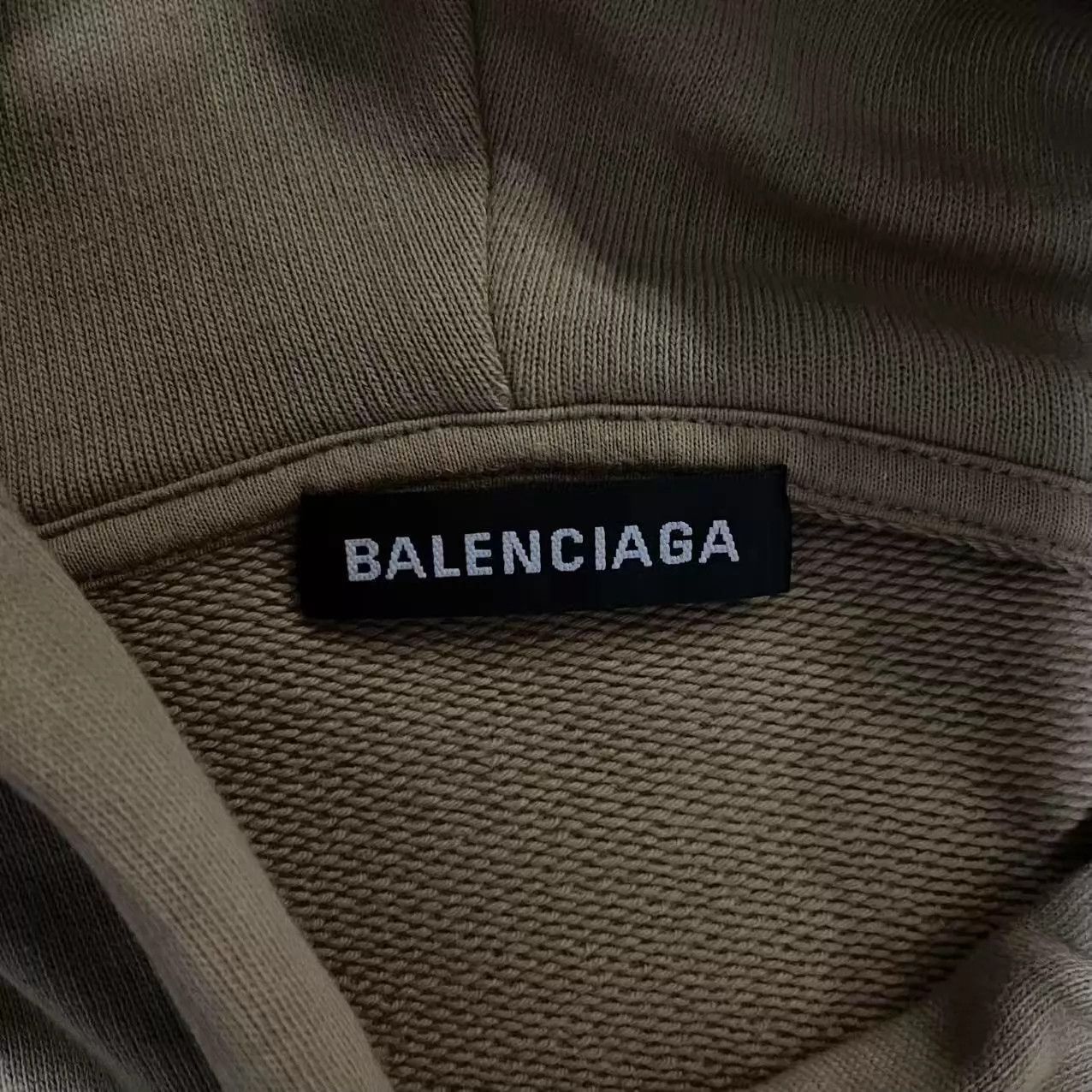 Balenciaga Balenciaga Wheat Ear Logo Khaki Hoodie XS Size US XS / EU 42 / 0 - 3 Thumbnail