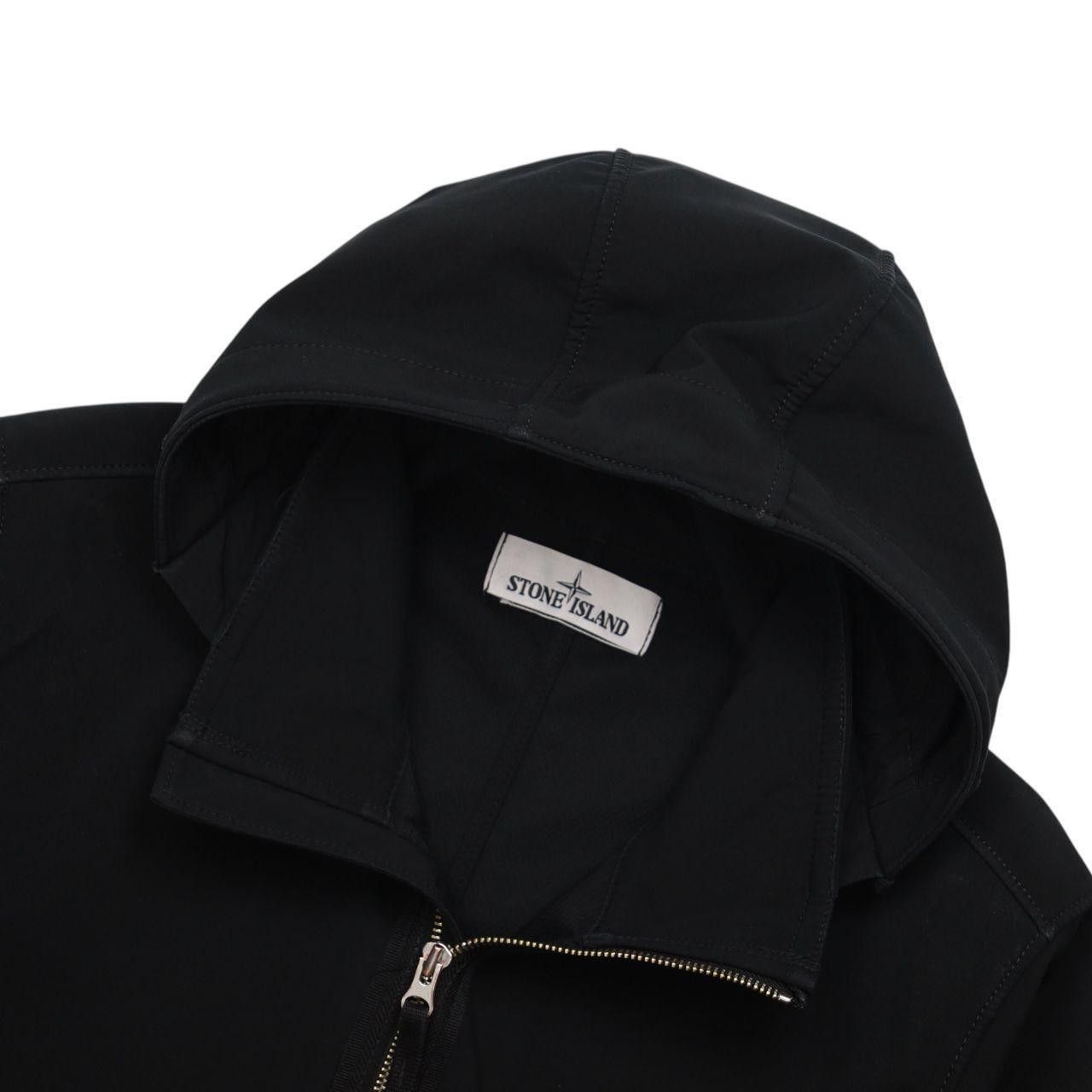 Stone Island S/S 19 Light Soft Shell-R Jacket in Black, Men's — image 3 of 4