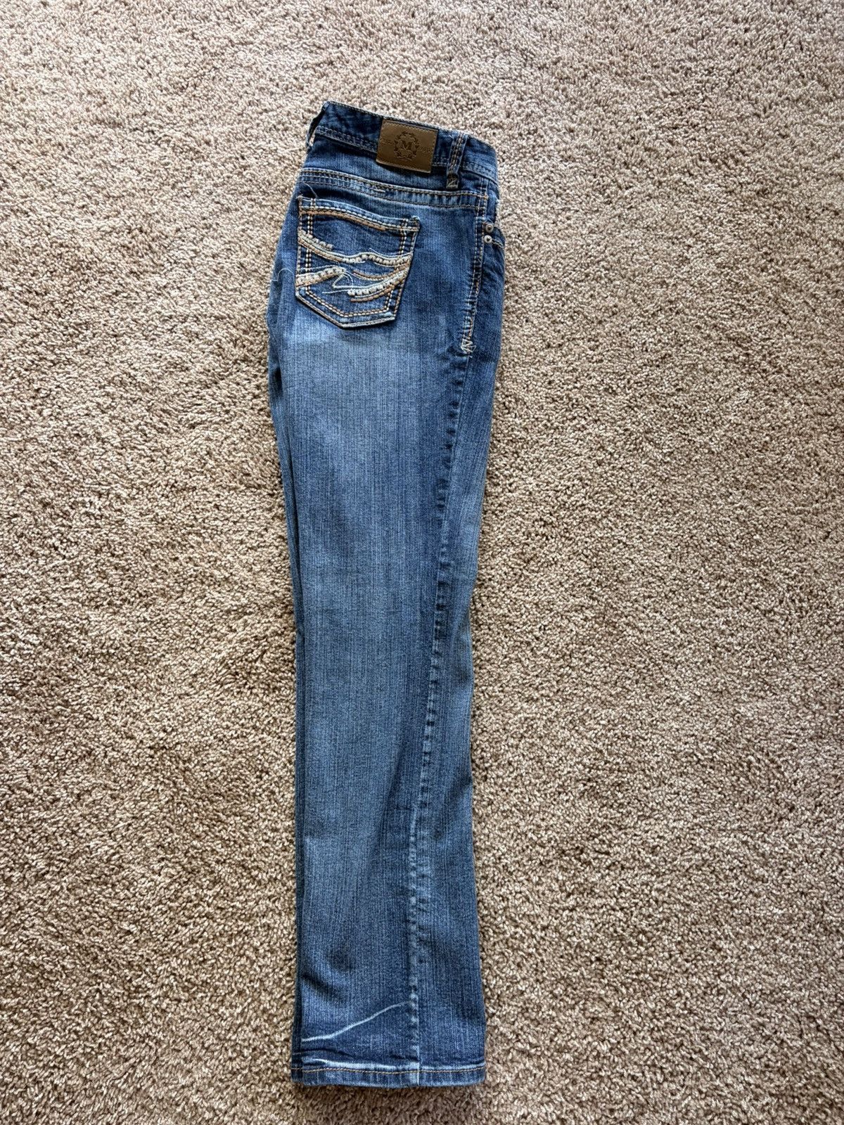 Other Vintage Embroided Jeans Size 30" / US 8 / IT 44 - 3 Thumbnail