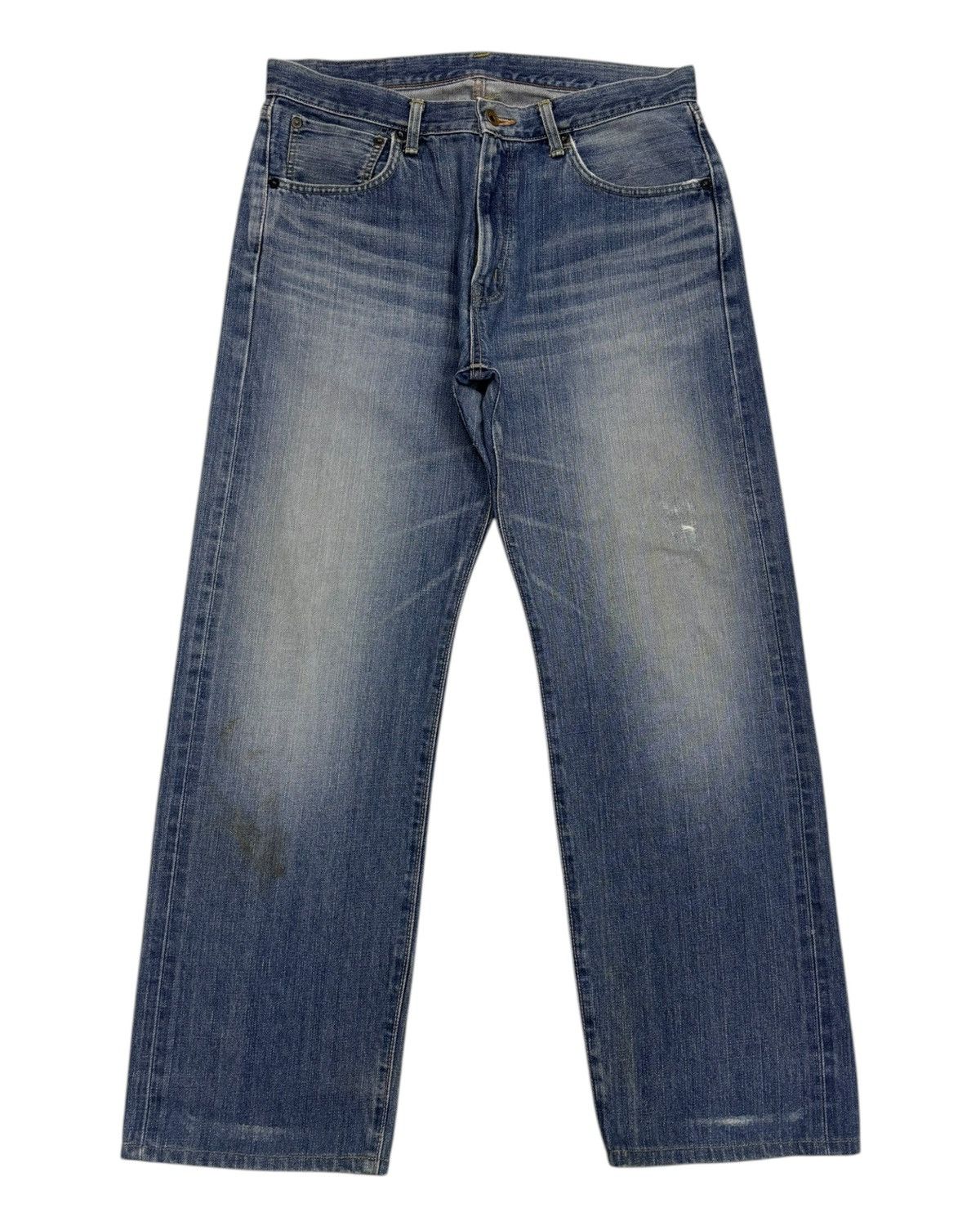 Edwin × Undercover DISTRESSED DENIM EDWIN 505x SELVEDGE BAGGY JEANS UNDERCOVER Size US 33 - 6 Thumbnail