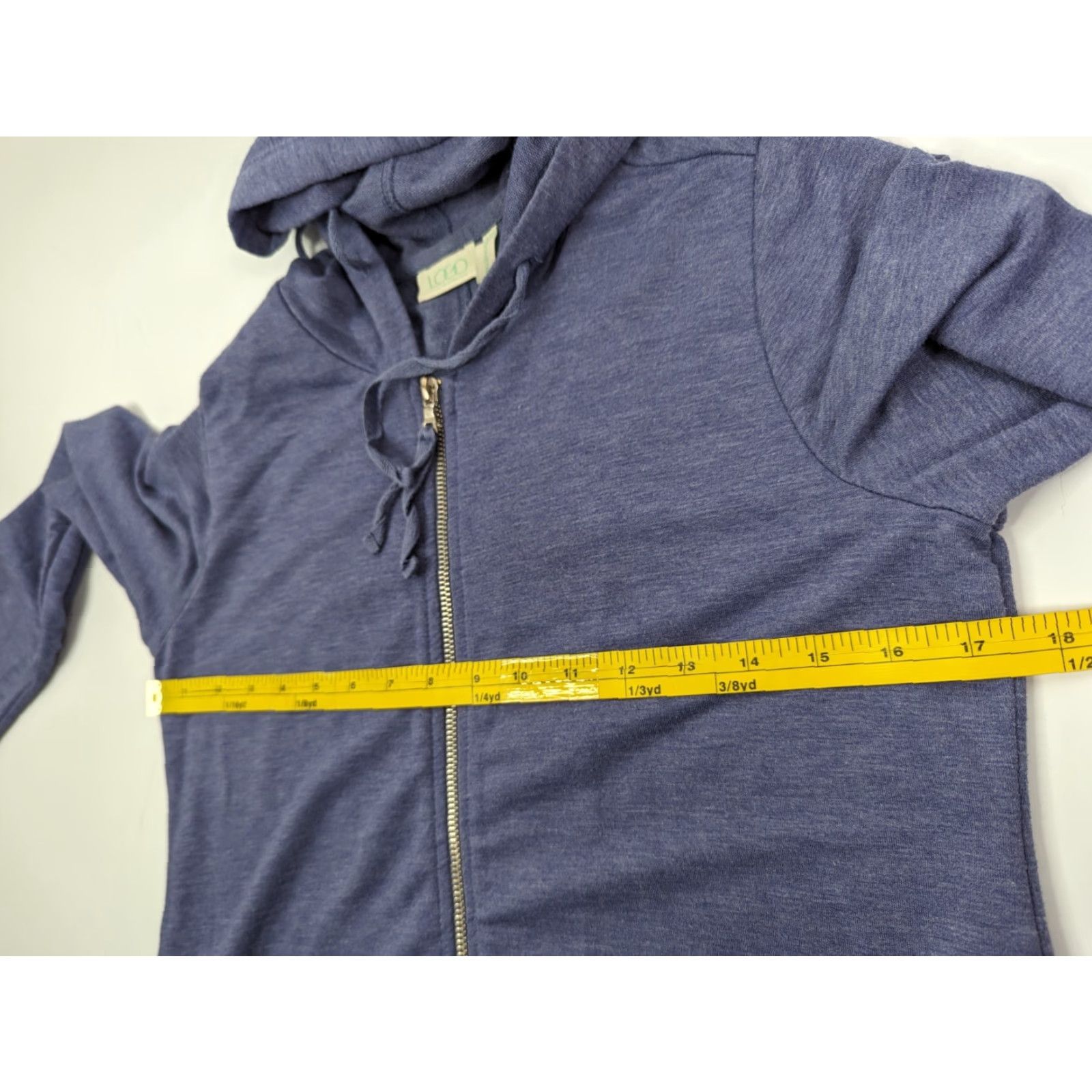 Vintage LOGO by Lori Goldstein Hooded Jacket Main Logo Solid Gray XXS Womens Hoodie Full Zip Logo by Lori Goldstein Jacket Gray XXS Hoodie Modern Classic Size XXS / US 00 / IT 34 - 6 Thumbnail