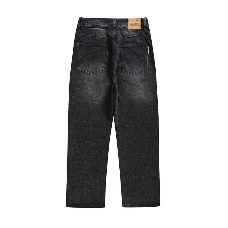 Japanese Brand Men's Vintage Distressed Washed Straight-Leg Jeans Size US 32 / EU 48 - 2 Thumbnail