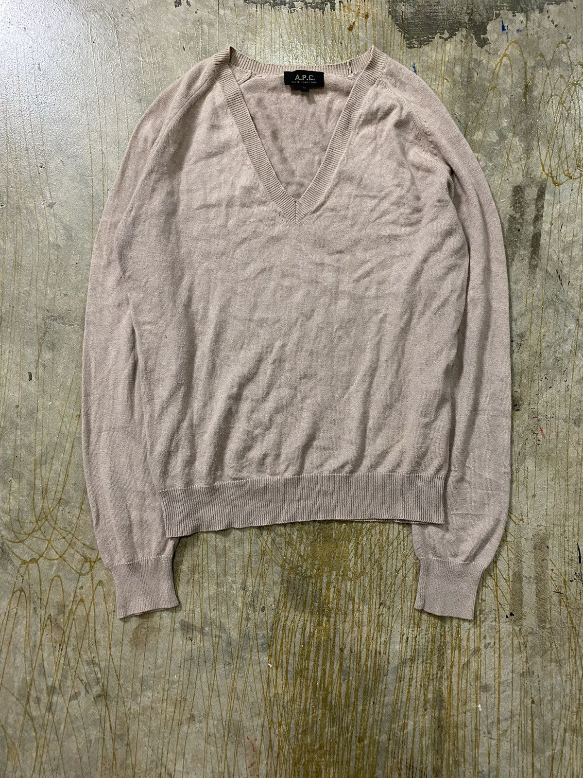 A.P.C. Vintage cashmere wool knitwear Size M / US 6-8 / IT 42-44 - 2 Thumbnail