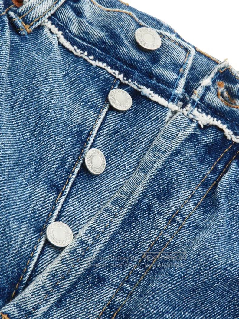 Vetements Vetements size XS High Waisted Patchwork Denim Pants Size US 27 - 5 Thumbnail
