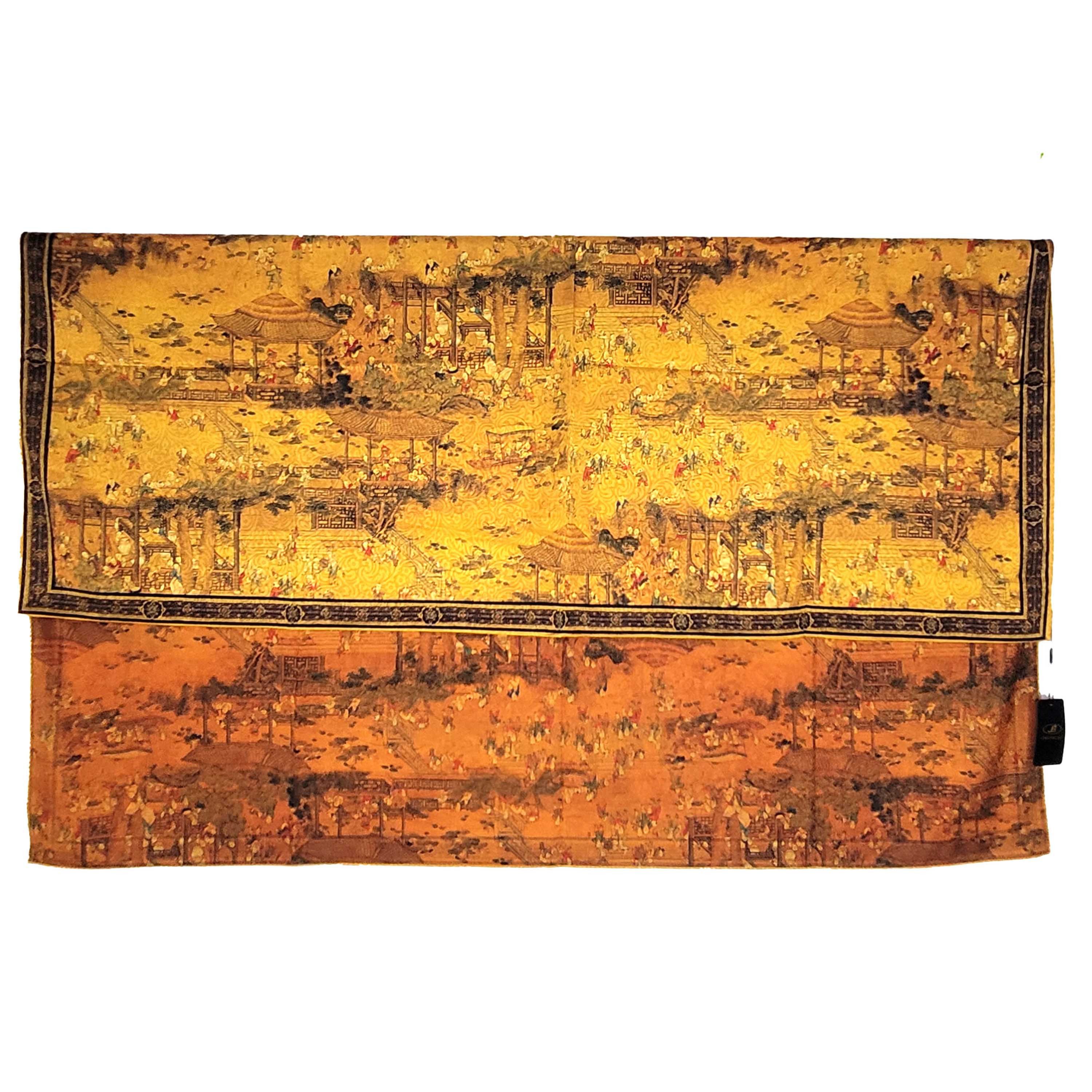 Other NWT Double Sided Silk Scarf 52"x52" Large Square Wrap 3222 Size ONE SIZE - 6 Thumbnail