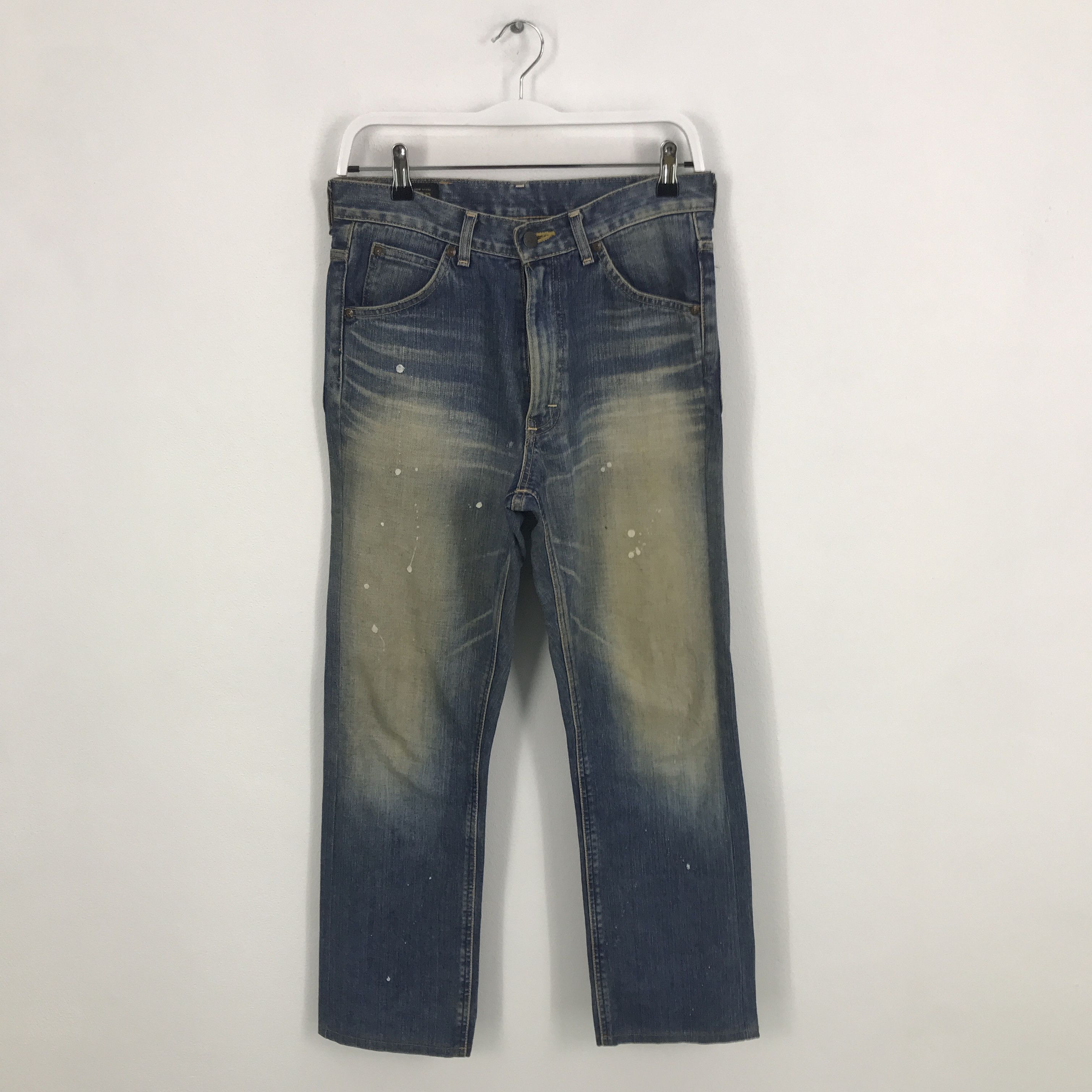 Japanese Brand × Lee Rare Lee raiders style Rusty denim pants Size US 29 - 1 Thumbnail