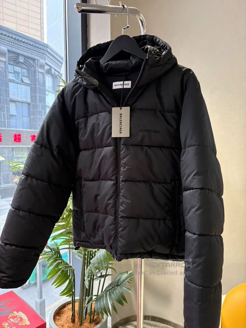 Balenciaga Balenciaga Black Short Quilted Jacket Size XS / US 0-2 / IT 36-38 - 2 Thumbnail