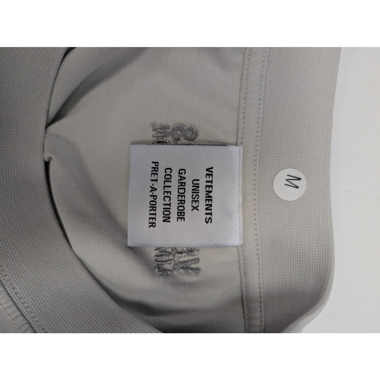 Vetements o1rshd1 Logo Short Sleeve T-Shirt in Grey M Size US M / EU 48-50 / 2 - 13 Thumbnail