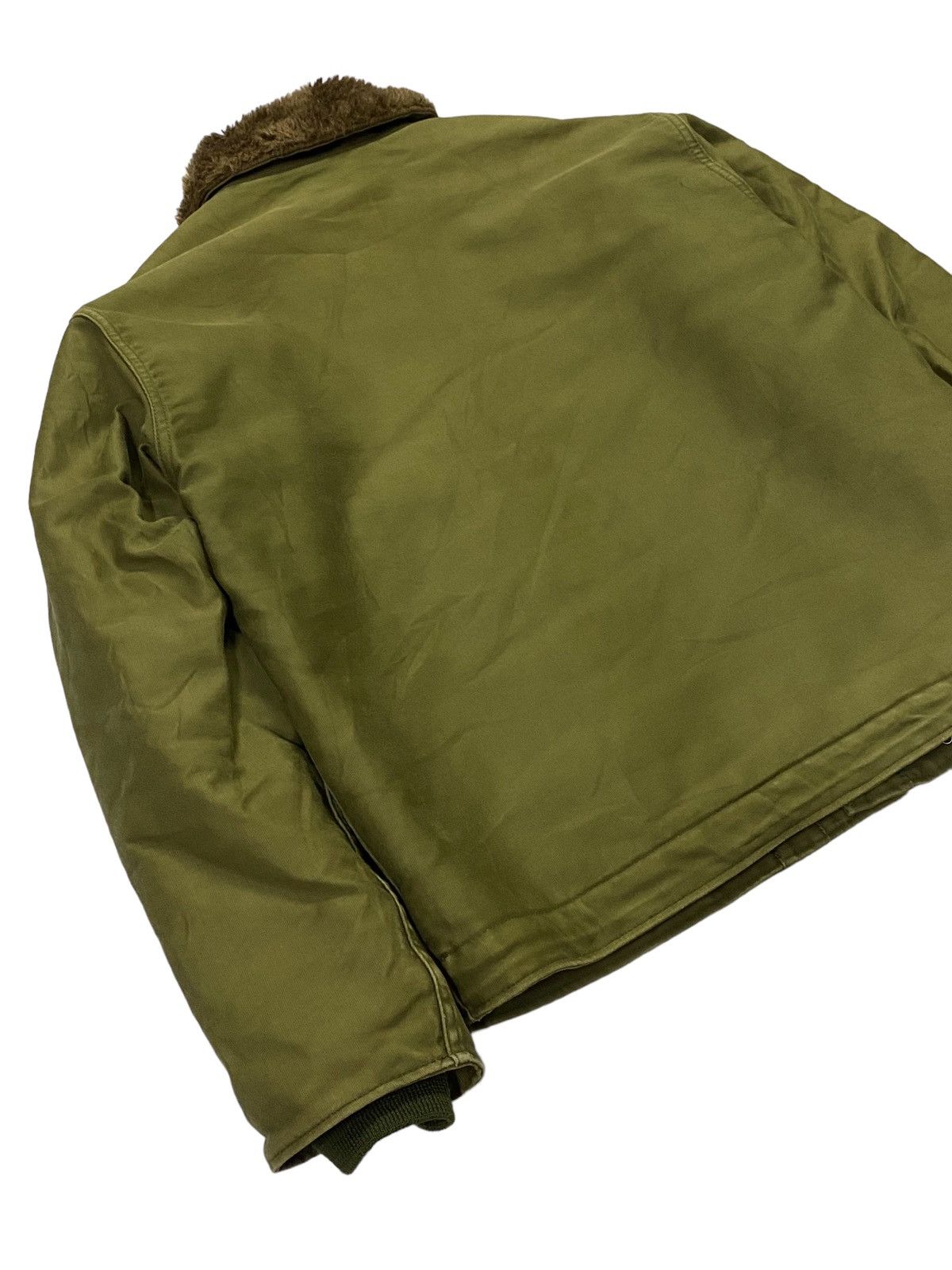 Vintage Vintage Houston U.S.N Navy N-1 Deck Jacket Size US L / EU 52-54 / 3 - 18 Thumbnail