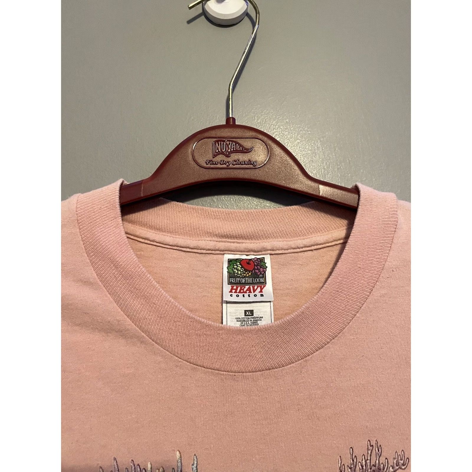 Fruit Of The Loom VINTAGE Orange Beach Alabama Fish T-Shirt XL Pink Mens Beach 80s Stitch Fruit of the Loom T-Shirt Size US XL / EU 56 / 4 - 3 Thumbnail