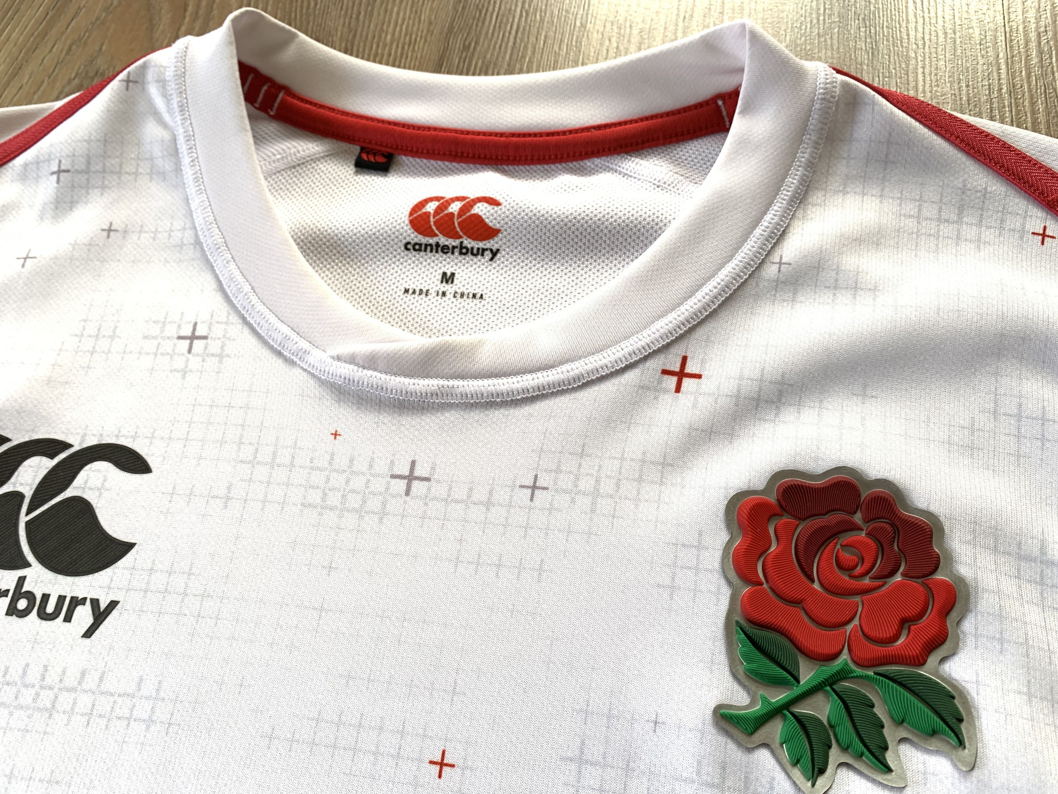 Canterbury of New Zealand Canterbury England Rugby Team Home Jersey White Size US M / EU 48-50 / 2 - 6 Thumbnail