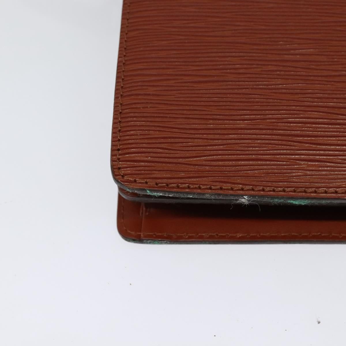 Louis Vuitton LOUIS VUITTON Epi Capuchin Shoulder Bag Brown M52343 Size ONE SIZE - 16 Thumbnail
