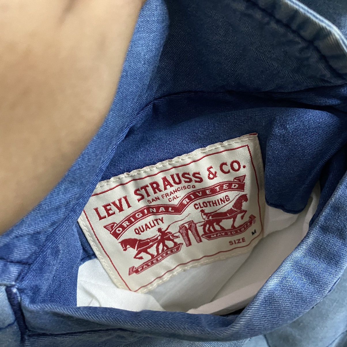 Levi's Rare LEVIS Reversible Fleece Sherpa Jacket indigo vintage Size US M / EU 48-50 / 2 - 15 Thumbnail