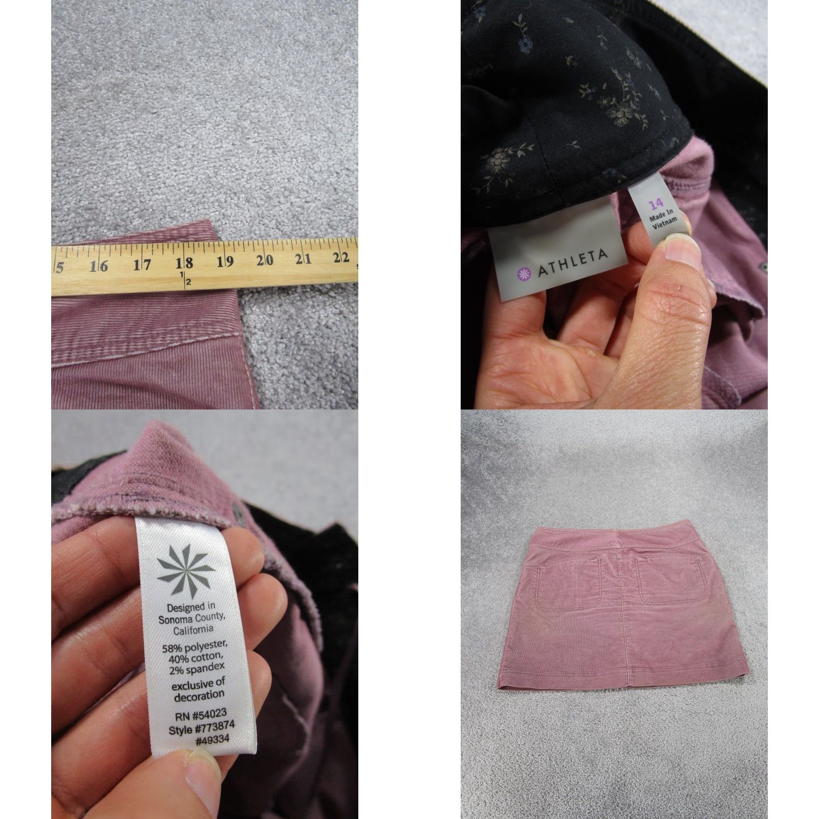 Athleta **Athleta Mini Dusty Mauve Skirt 14 Women's** User: **Athleta 14 Women's Mini Dusty Mauve Skirt** Size 36" / US 14 / IT 50 - 8 Thumbnail